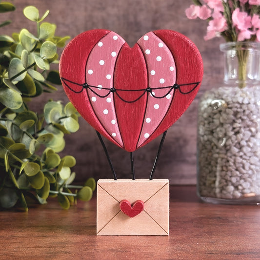 Valentine's hot air balloon